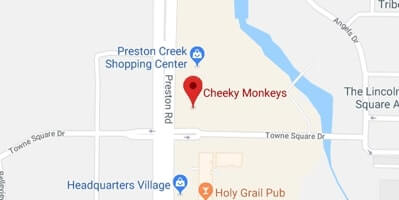 Cheeky Monkeys Plano Texas Location
