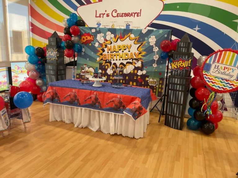 Spiderman Theme Birthday Party